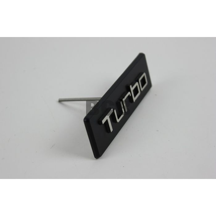 Emblem i grill original Turbo Volvo 240 81-85  KOPI i metall