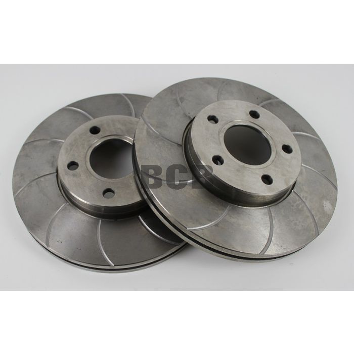 Bremseskivesats Foran S40/V50/C30/C70 278mm Slissa Type-Par