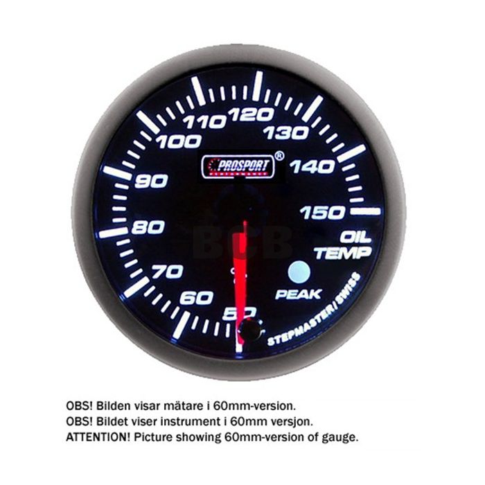 INSTRUMENT 52MM PROSPORT S OLJETEMP MED GIVER
