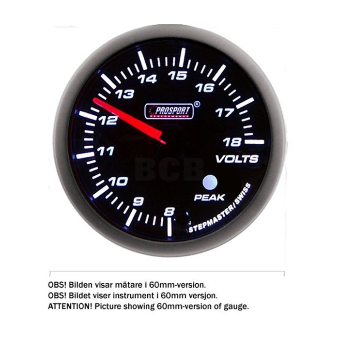 INSTRUMENT 52MM PROSPORT S  VOLTMETER