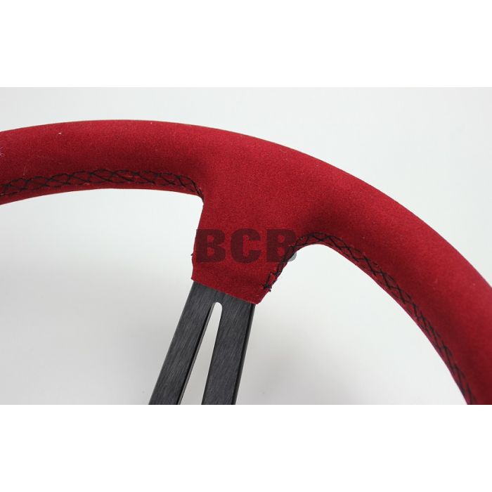 Ratt rød mocca m/ svarte eker 345mm / 90 mm dyp UTGÅTT