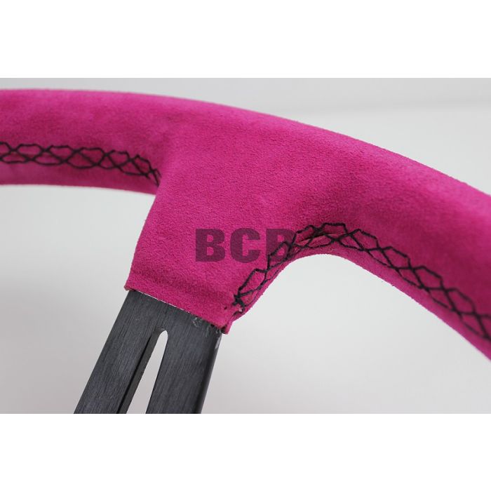 Ratt rosa mocca m/svarte eker 345mm/90mm dyp.  