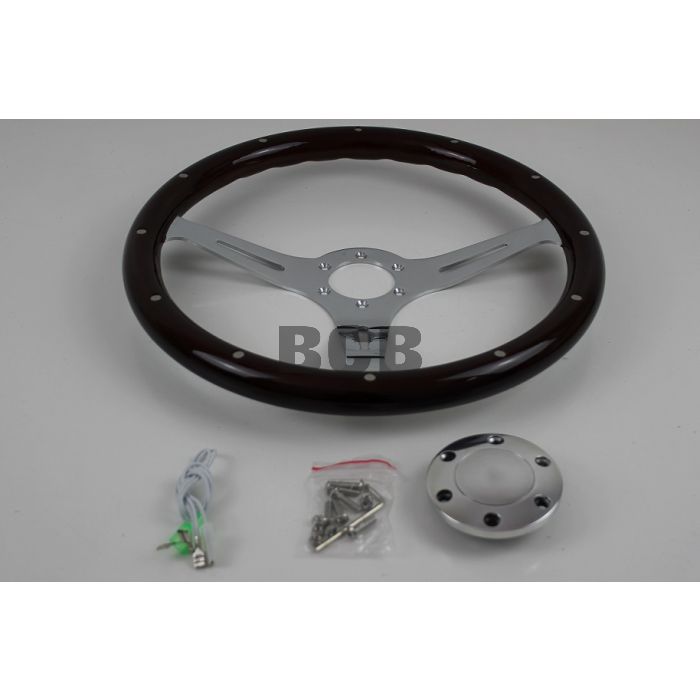 Ratt  "tre"ratt m/blanke eker  380mm 45mm dyp