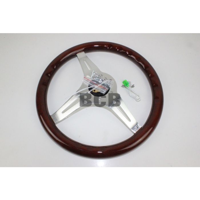 Ratt classic wood look 355mm 70mm boltsirkel              