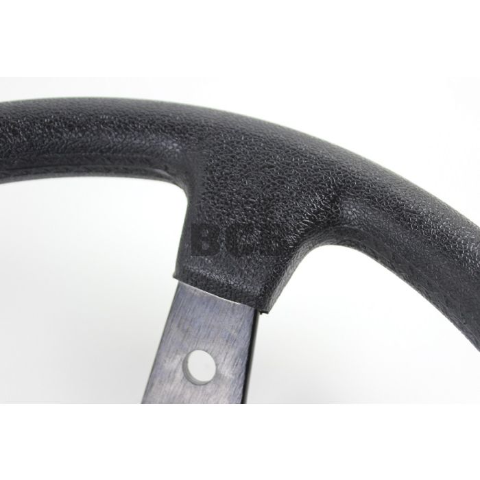 Ratt svart PU m/ svarte eker 345mm / 90 mm dyp