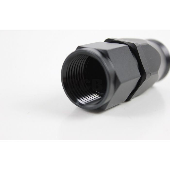AN10 rett type Svart for PTFE slange