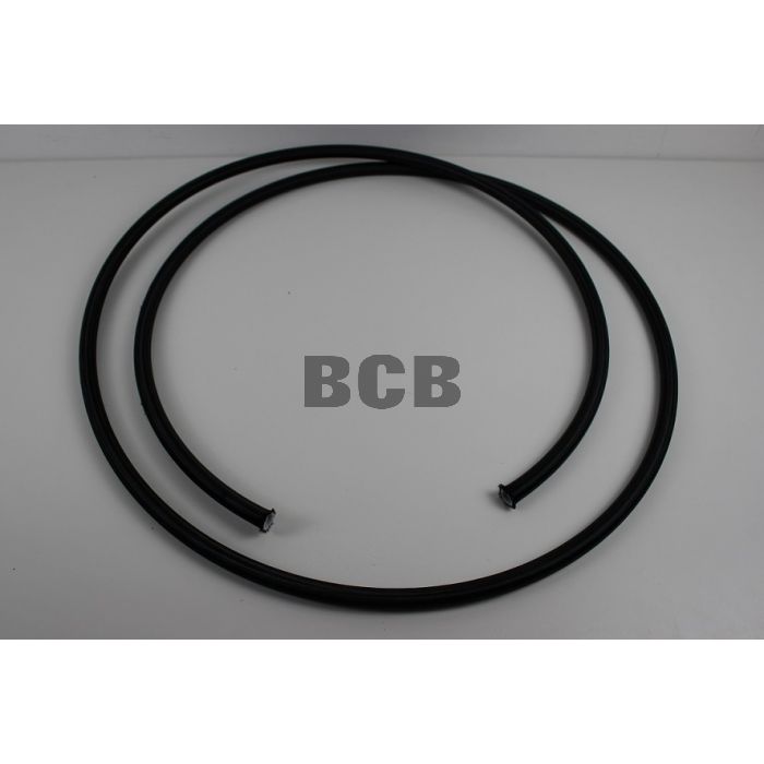 AN10 Nylon omspunnet AN PTFE slange  pris pr. 50 cm.
