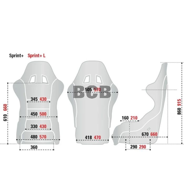 Stol Sparco Sprint + FIA  sort