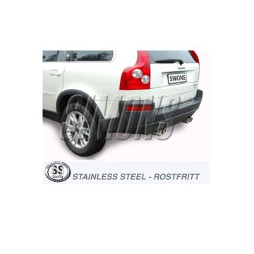 Eksosanlegg Sport  XC90 2,5T, T6, D5, V8  2x2 eksoshale