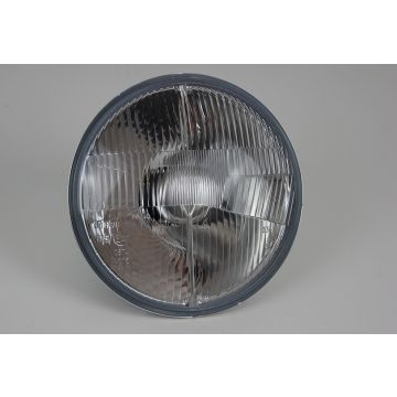 Hovedlampe 7" (syv tommer)Classic buet glass H4 u/park