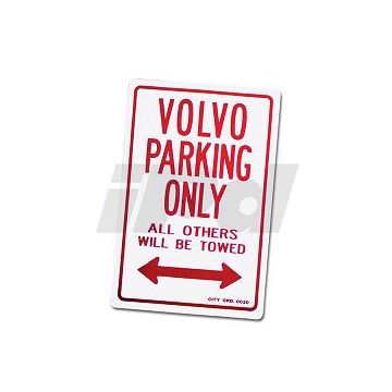 SKILT VOLVO PARKING ONLY