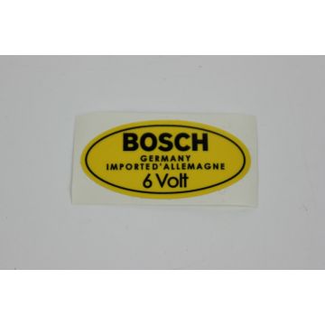 Coil merke/Dekal Bosch B16 - 6 Volt Gult