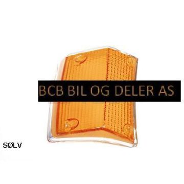 BLINKLAMPEGLASS 140-73/74 1212790  HØYRE SIDE ORANGE SØLV