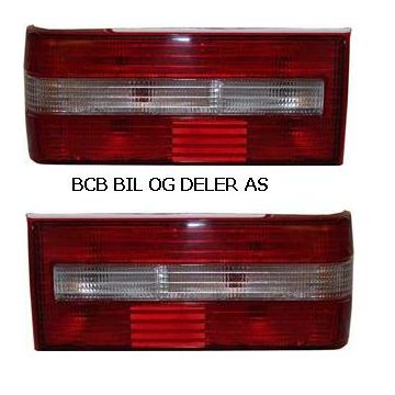 BAKLAMPER 740 SEDAN(4D) 90-92 TYPEN MED HVIT BLINK
