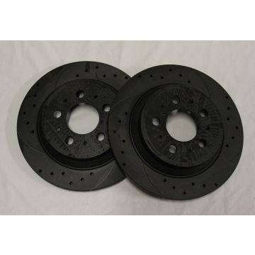 BREMSESKIVE BAK SLISSA/BORRET Graphite S60,S80,V70-1999>