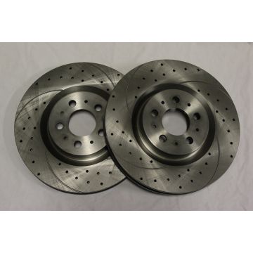 BREMSESKIVE FORAN SLISSA/BORRET TIL VOLVO S60R,V70R SE INFO