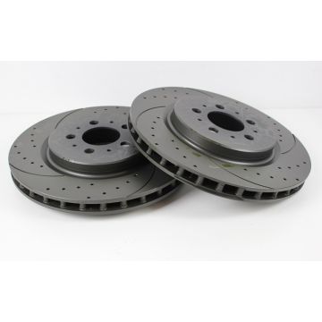 BREMSESKIVE BAK SLISSA/BORRET GRAPHITE TIL VOLVO S60R,V70R