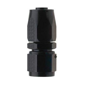 AN4 STRAIGHT PRO-FLOW HOSE END BLACK