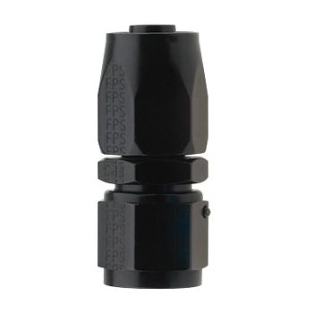 AN10 STRAIGHT PRO-FLOW HOSE END BLACK