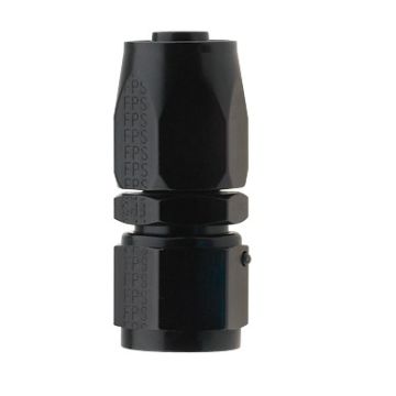 AN12 STRAIGHT PRO-FLOW HOSE END BLACK