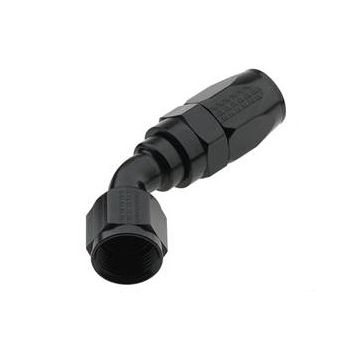 AN4 X 45 PRO-FLOW HOSE END BLACK