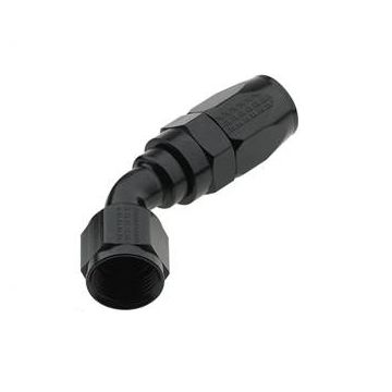 AN8 X 45 PRO-FLOW HOSE END BLACK