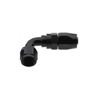 AN4 X 90 PRO-FLOW HOSE END BLACK
