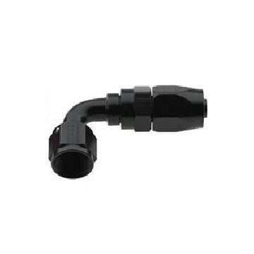 AN10 X 90 PRO-FLOW HOSE END BLACK