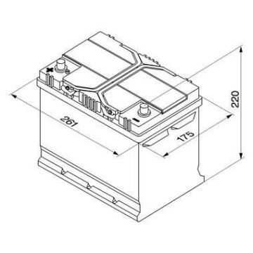 BATTERI TIL BIL BOSCH 70 AMP 12V  TILBUDSPRIS se info: