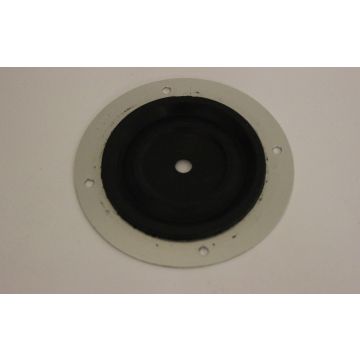 Gjennomføring aluplate m/ gummisenter utv.3" inv 1/4"