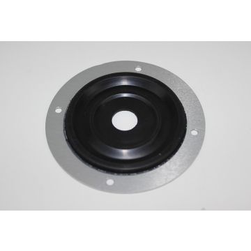 Gjennomføring aluplate m/ gummisenter utv.3" inv 0,5"