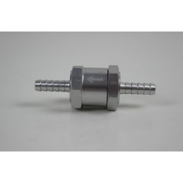Enveis Tilbakeslagsventil for 6 mm slange, Aluminium