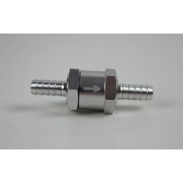 Enveis Tilbakeslagsventil for 8mm slange, Aluminium