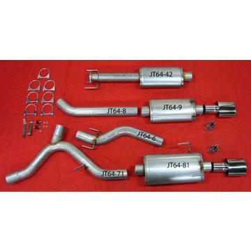 EKSOS TWINPIPE HALVSATS 3" JT SAAB 9-5 TURBO 98-03