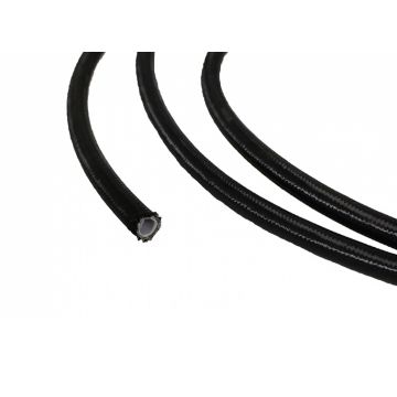 AN8 Nylon omspunnet AN PTFE slange pris pr. 50 cm.