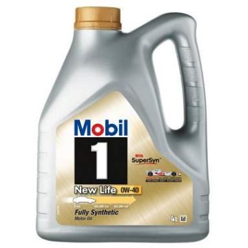 OLJE MOBIL 1 NEW LIFE 0W-40 SYNTETISK MOTOROLE 4LITER