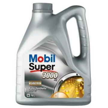 OLJE MOBIL SUPER 3000 5W-40 SYNTETISK  4 LITER