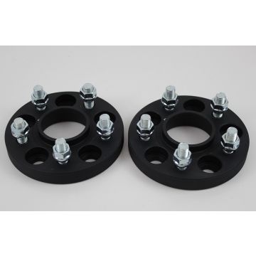 Spacersats for 2 hjul 25mm pr.side 1/2" gjenger