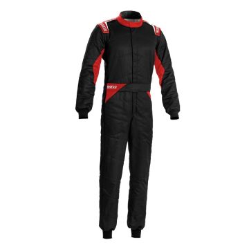 KJØREDRESS SPARCO SPRINT 22 SVART/RØD FIA STR 50