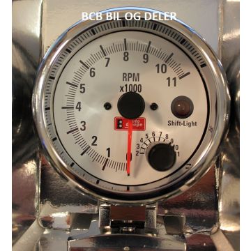 INSTRUMENT TURTELLER 95MM 0-11000 RPM MED SHIFTLIGHT