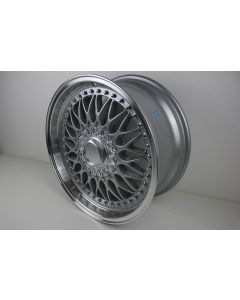 Felg RC90 krysseiker 7,5x17" ET20 silver/polert (lakk)      