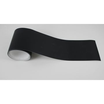 Beskyttelsesplast/tape sort pris pr. meter 16,5cm