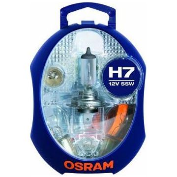 Lyspæresett for bil, H7 som hovedpære fra OSRAM