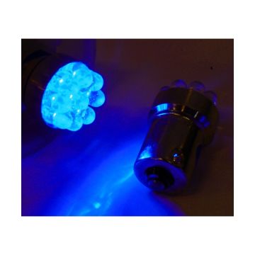 LYSPÆRE X-D LIGHT LED BULB BLUE BA15S 9 LEDS 5 WATT- PAIR