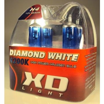 LYSPÆRE X-D LIGHT H4 DIAMOND WHITE 4200K - 60/55W